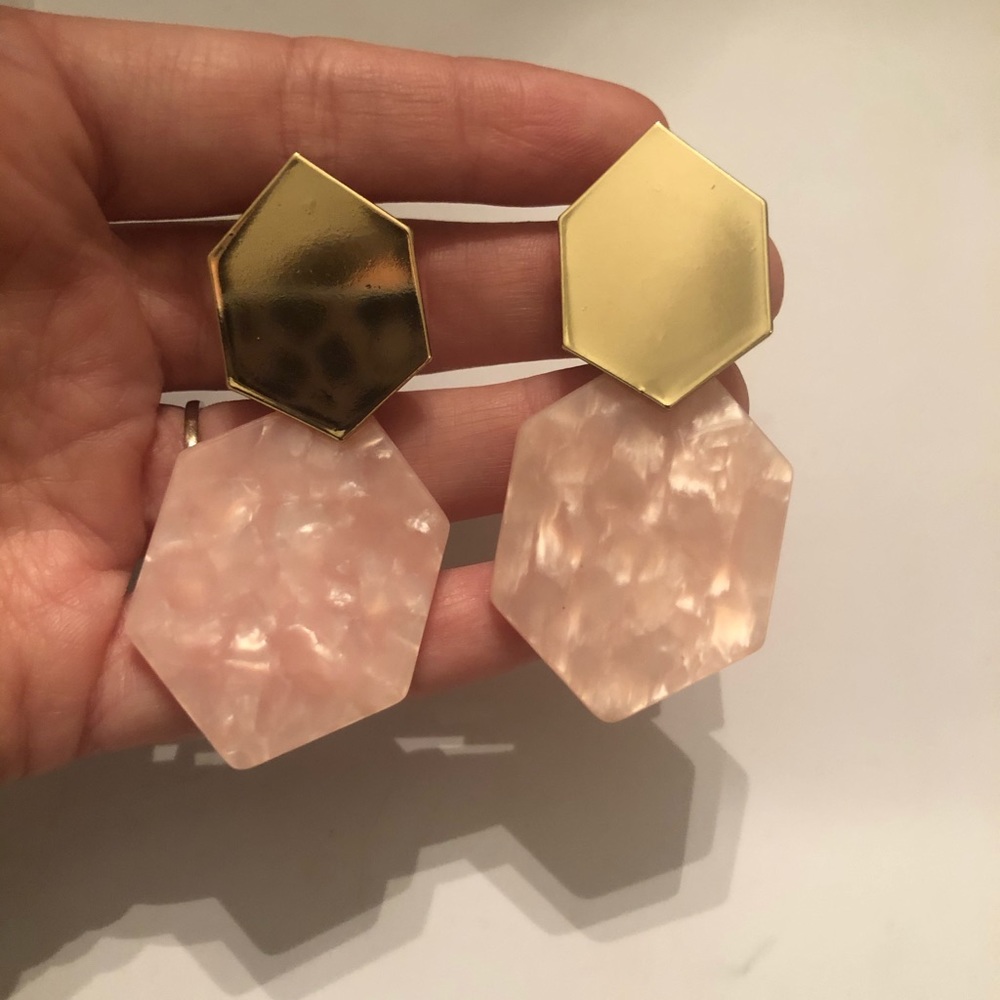 Pink and gold earring bundle